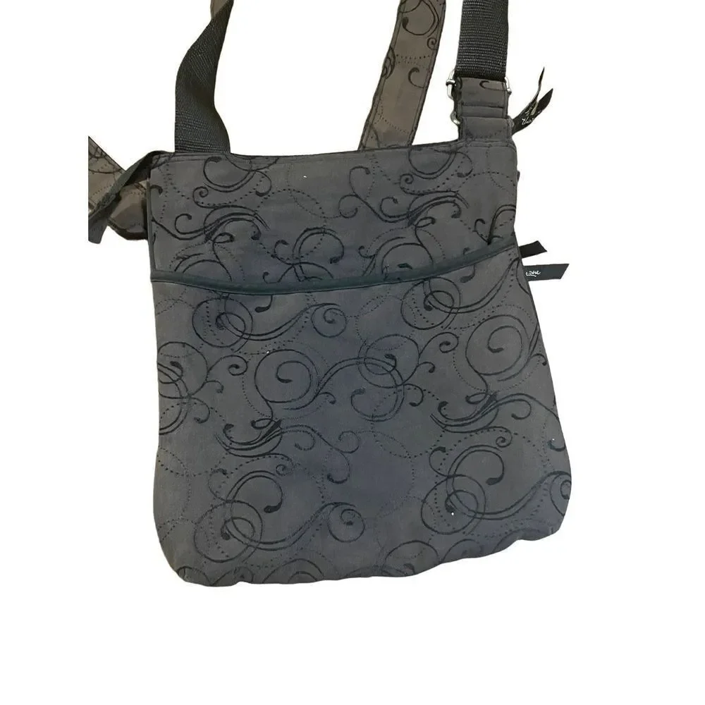 ‎Thirty one brown embroidered crossbody bag